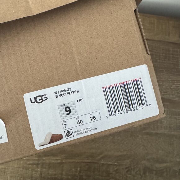 Ugg Scuffette Slipper chestnut size 9 - Picture 9 of 10